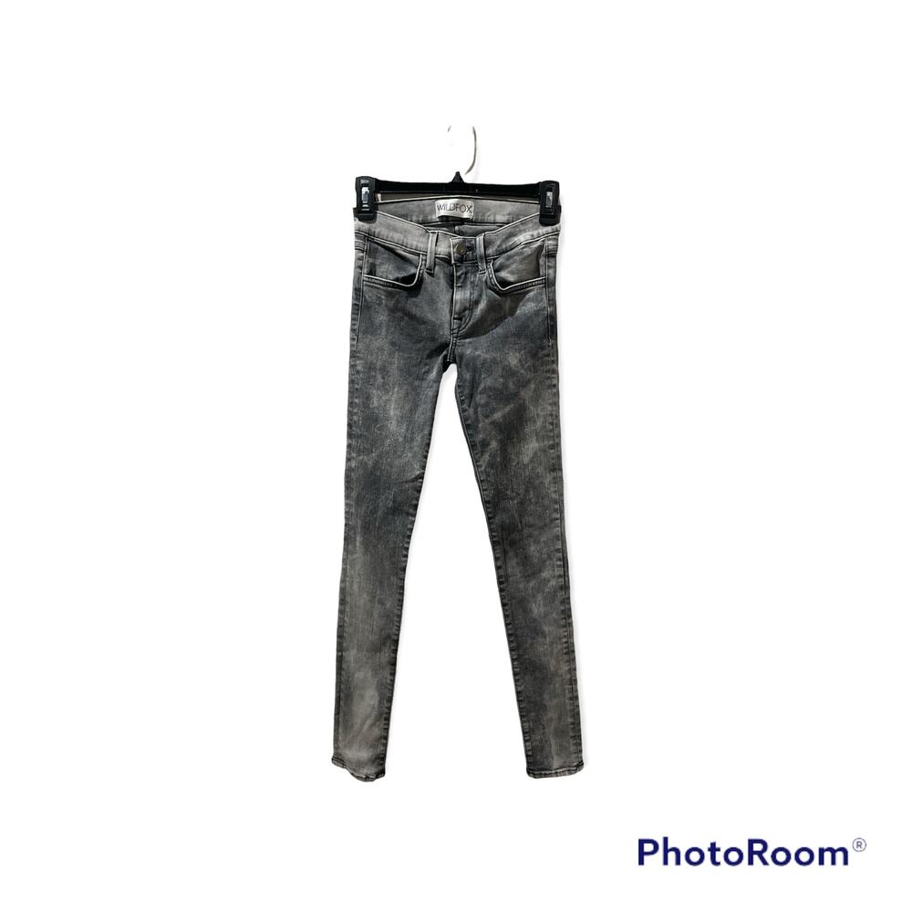 WILDFOX Marianne Mid-Rise Skinny Cosmic Jeans Size 24